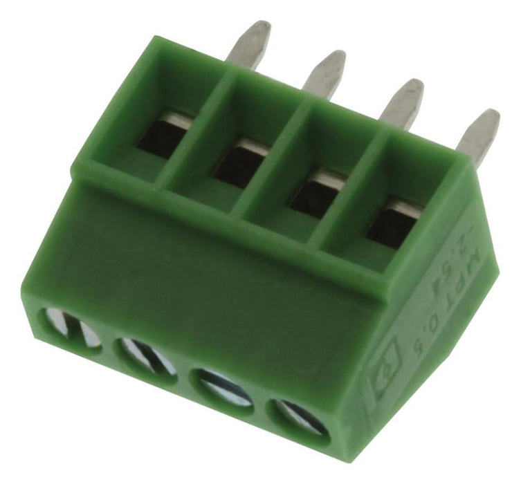 Terminal Block, 2.54mm, 4 Way, 20AWG