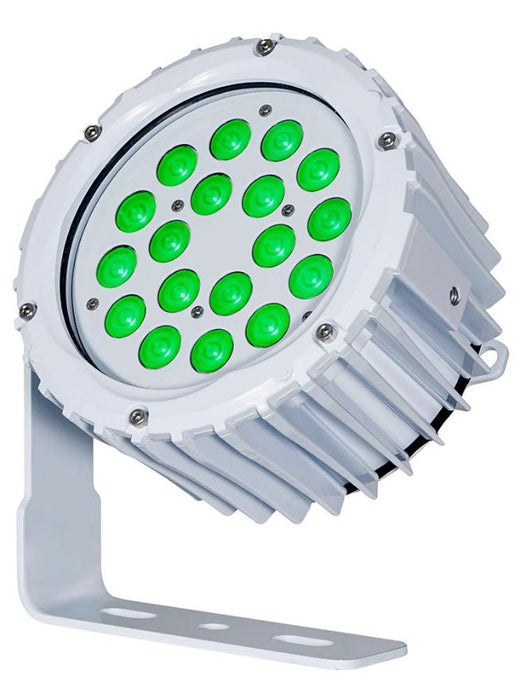 18x3W LED Exterior PAR Green, IP65