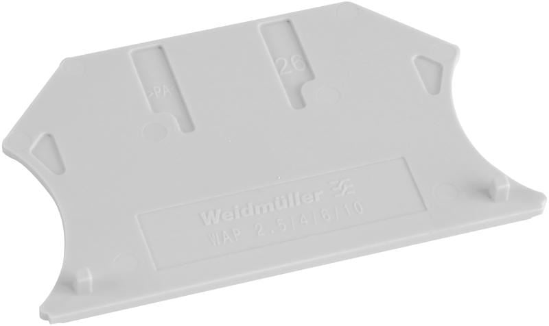 End Plate, WAP 2.5-10, White