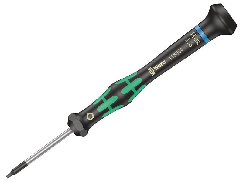 Kraftform 2054 Micro Screwdriver Hexagon Tip SW 1.3 x 40mm