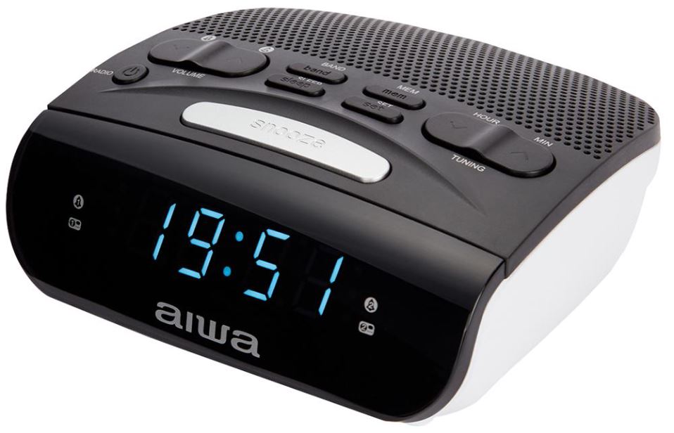 Dual Alarm Clock Radio with AM/FM