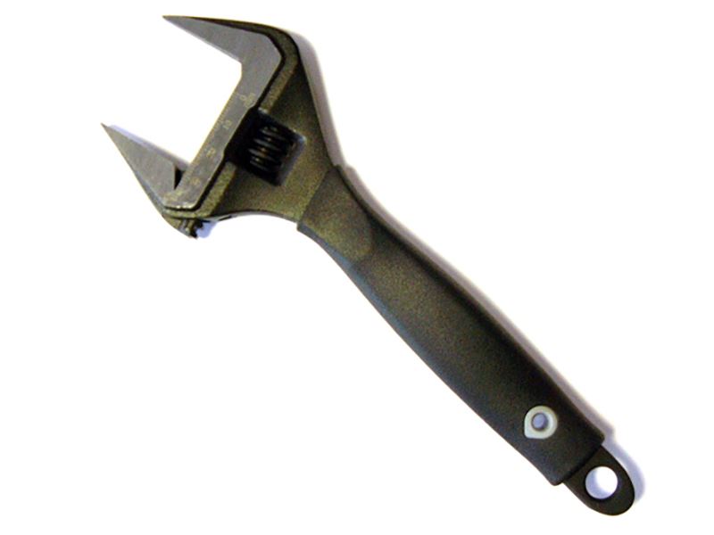 Adjustable Wrench, Wide Jaw