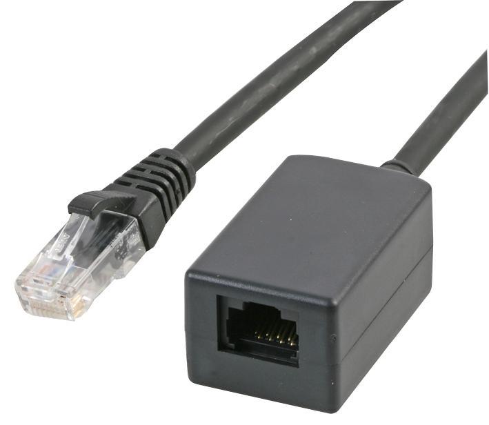 Cat6 RJ45 Male to Female LSZH Ethernet Extension Patch Lead