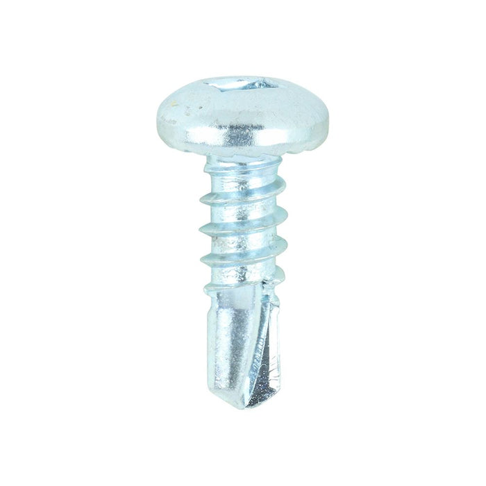 Metal Construction Sheet & Stud Screws - SQ - Pan - Self-Drilling - Zinc (Size 8 x 1/2 - 1000 Pieces)