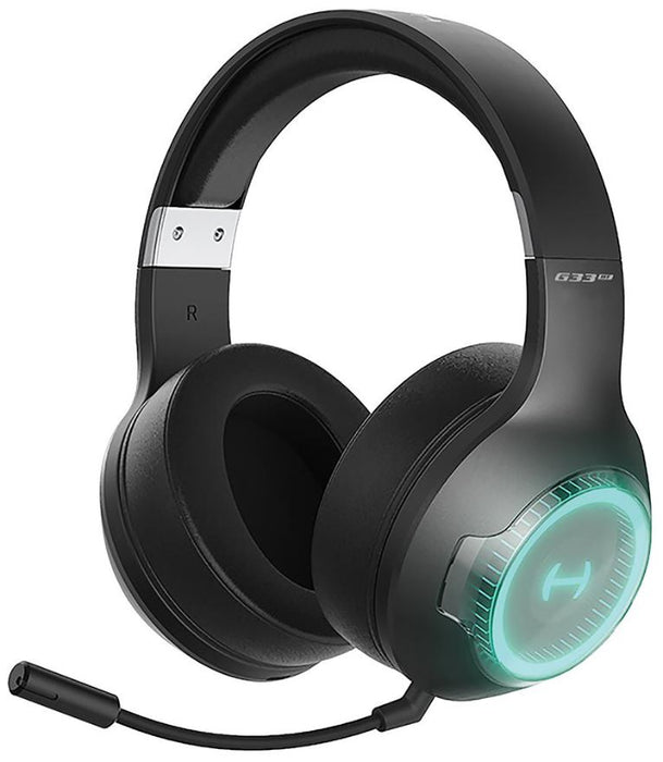 G33BT Bluetooth Wireless RGB Gaming Headset, Black