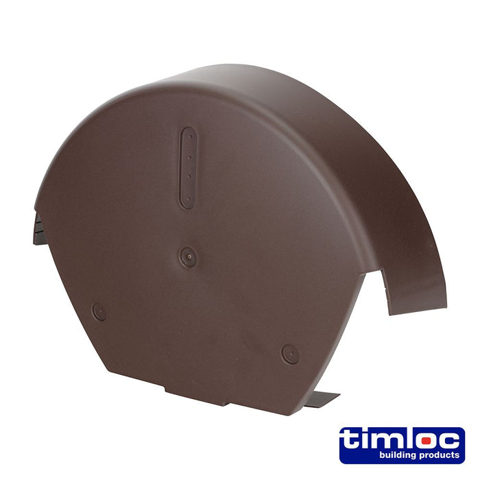 Universal 1/2 Round Cap Brown (Size 280 x 145 - 1 Each)