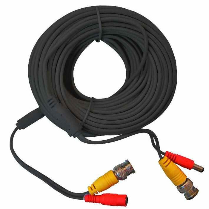 20m DC+BNC CCTV Lead - Male to Male