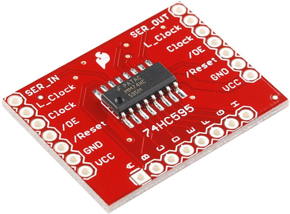 74HC595 Shift Register Breakout Board