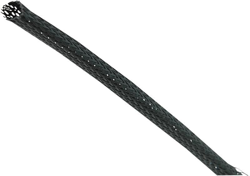 Expandable Braided Sleeving Black 45 75mm 25m Reel