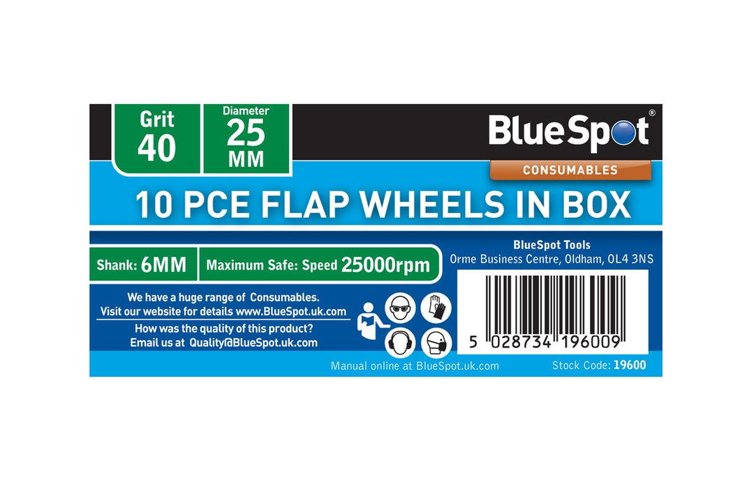 25mm Flap Wheels In Box - 10 Piece