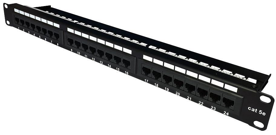 24 Port Vertical Cat5e Patch Panel