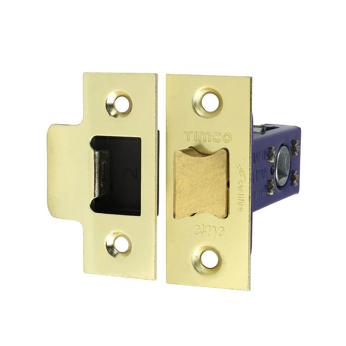 Architectural Tubular Latch - Electro Brass & Satin Nickel (Size 64 case / 45 backset - 1 Each)