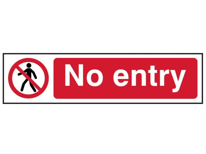 Sign: No Entry