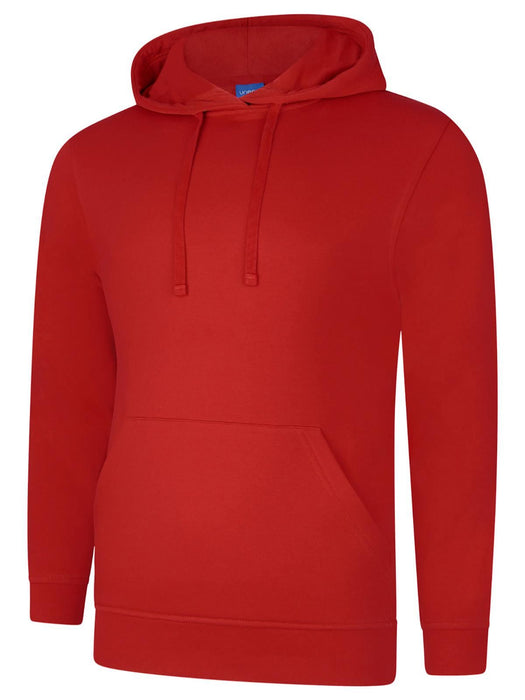 Unisex Deluxe Hooded Sweatshirt/Jumper - 60% Ring Spun Combed Cotton 40% Polyester