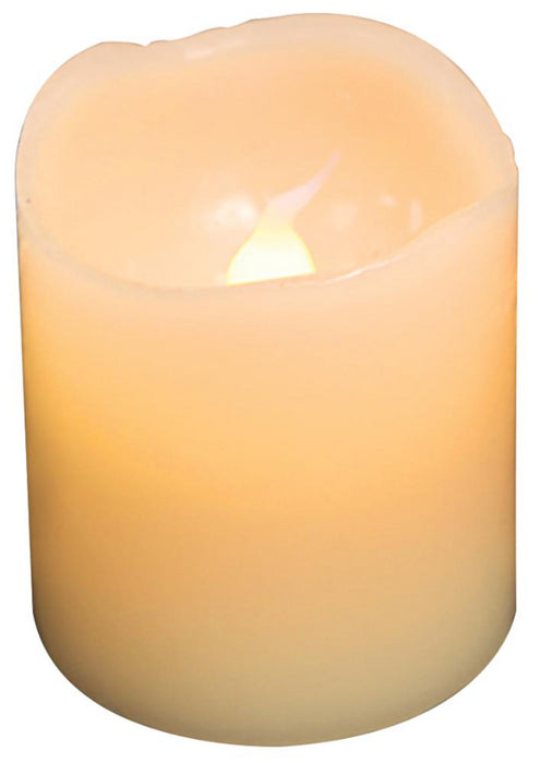 Raraion - 70mm LED Christmas Flicker Candle, Cream