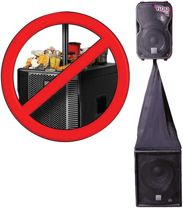 Bass Bin Pole Scrim Kit, Black