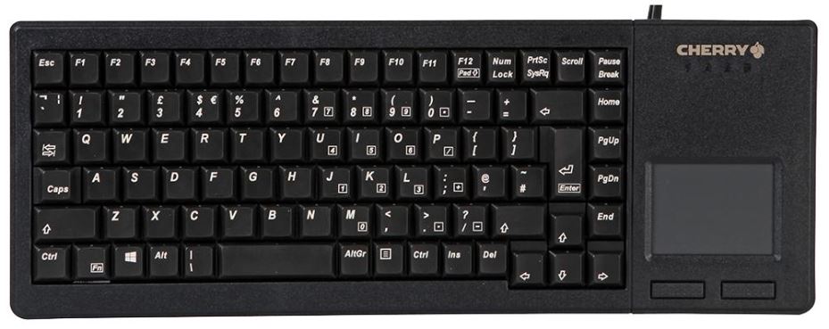 CHERRY G84-5500 Touchpad Keyboard Corded, USB, Black