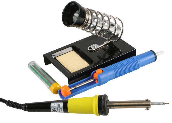 Soldering Kit - Soldering Iron, Desoldering Pump, Stand, Solder