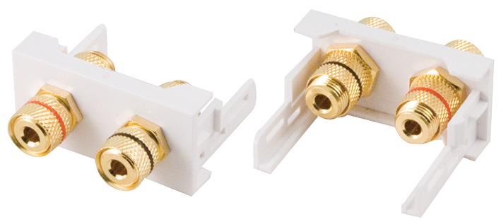 Conec2 Banana Socket Snap-In Module - Coupler