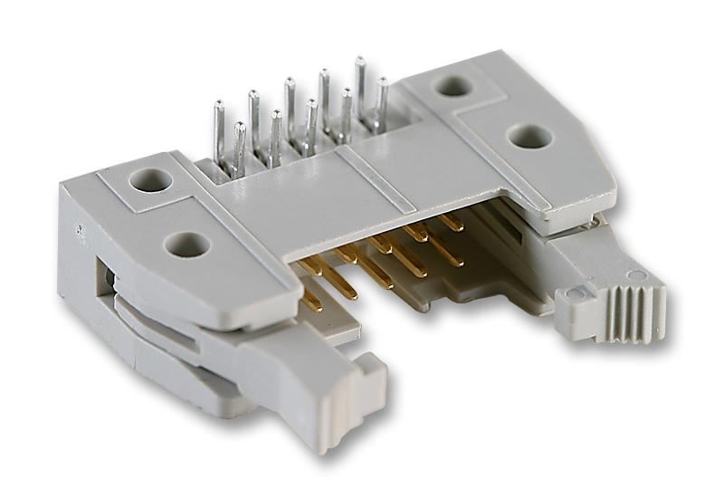 Header, Right Angle, Long Latch, 14 Way
