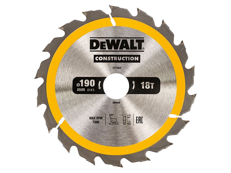 Portable Construction Circular Saw Blade