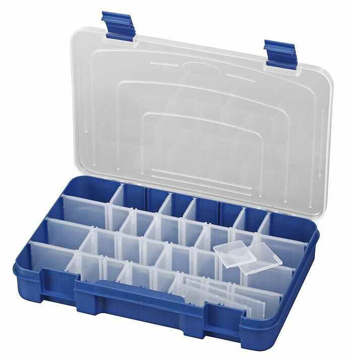 1-20 Compartment Storage Box Blue - 45mm x 276mm x 188mm