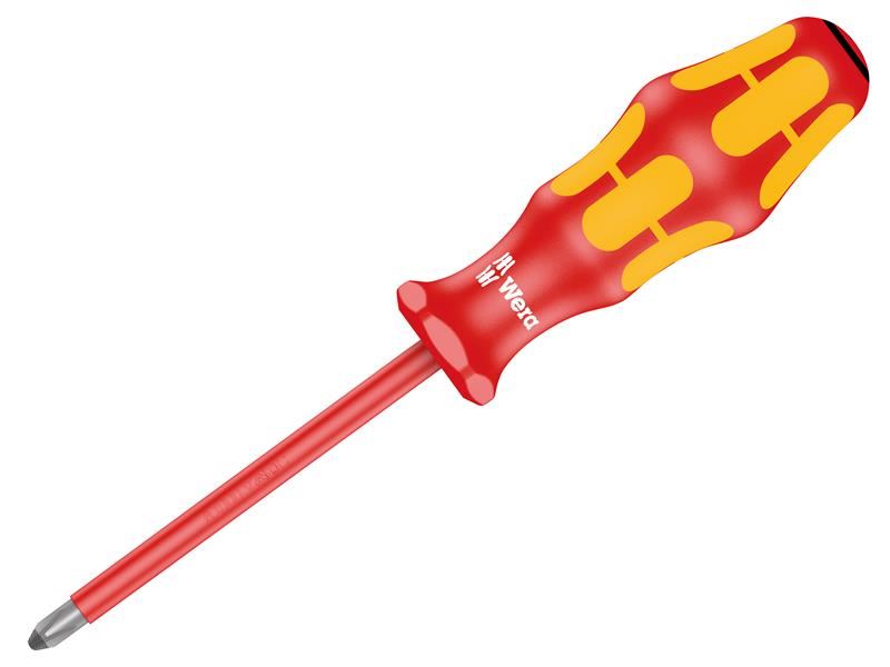 Kraftform Plus 165i VDE Insulated Screwdriver Pozidriv Tip PZ2 x 100mm