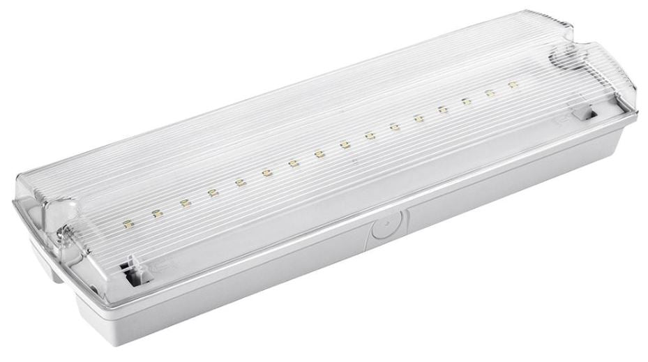 3.5W LED Emergency Maintained/Non-Maintained Bulkhead, 150lm, 6500K, IP65