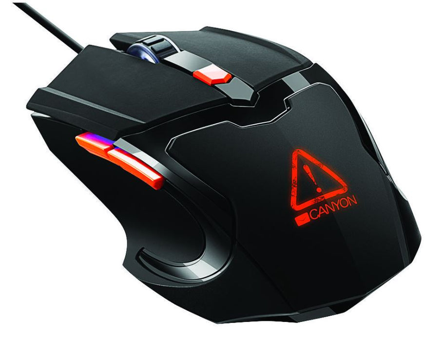 Vigil 6 Button Optical Mouse, Black