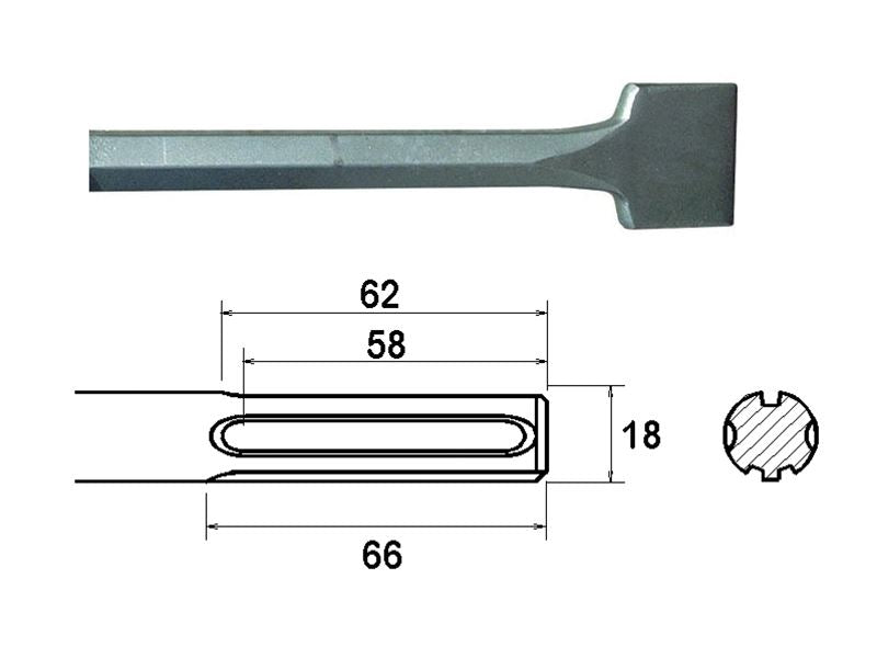 SDS Max Scaling Chisel