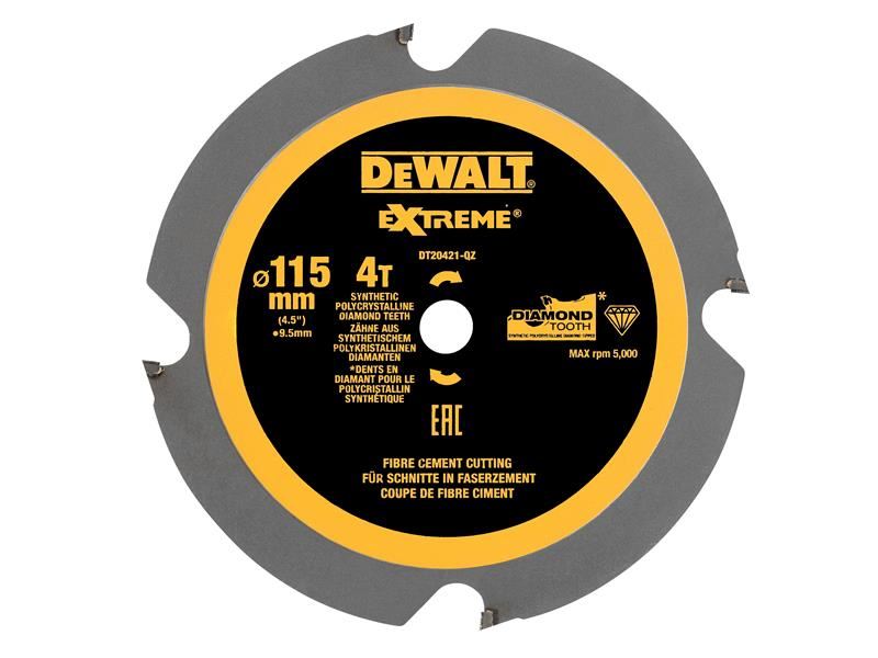 DT20421 PCD Circular Saw Blade 115 x 9.5mm x 4T