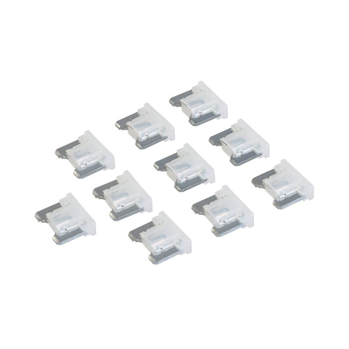 ATT Low Profile Mini Automotive Blade Fuses 10pk - 25A Clear