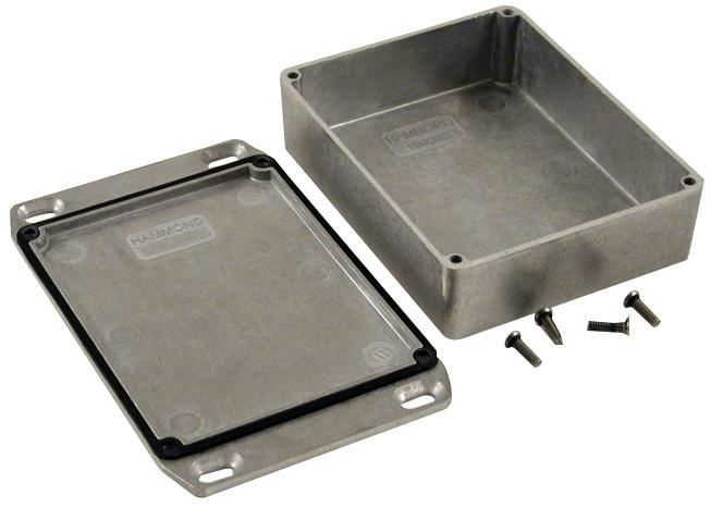 IP65 Die Cast Aluminium Instrument Enclosure with Flanged Lid