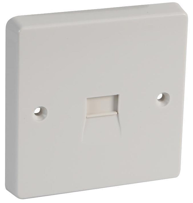 1 Gang Master Telephone Socket Outlet, 86x86mnm (WxH)