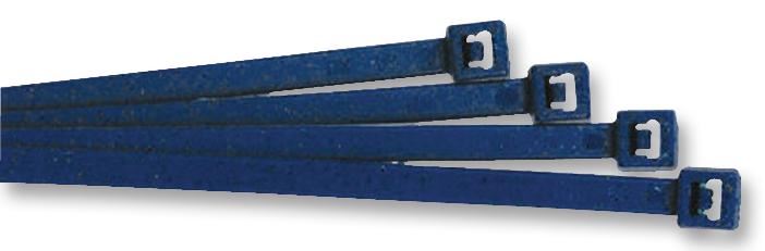 Metal Content Cable Ties Blue 4.6mm x 200mm - 100 Pack