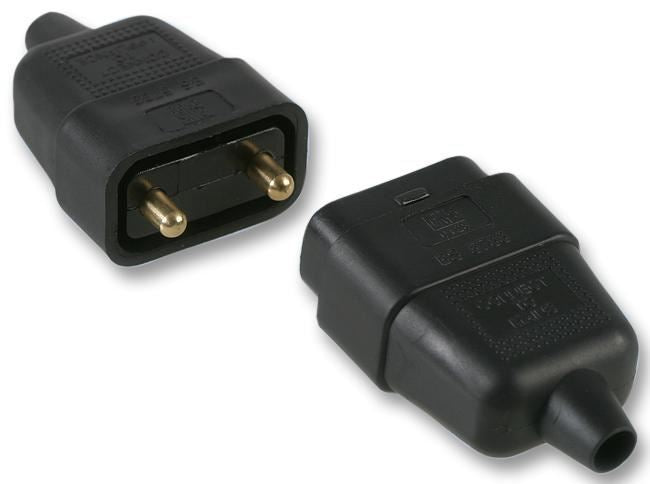 2 Pin In-Line Rubber Connector