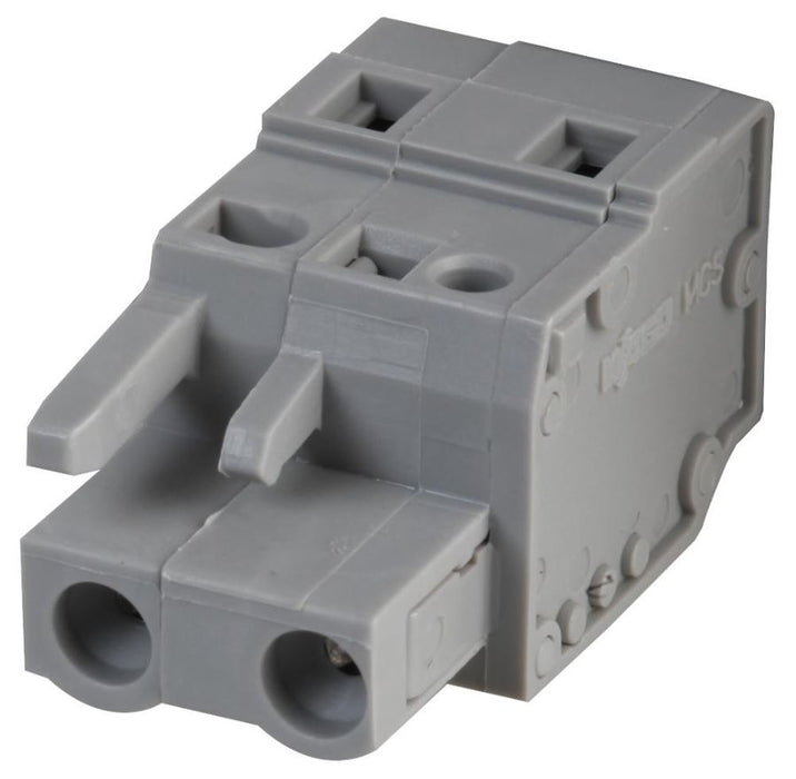 Pluggable Terminal Socket Connector with CAGE CLAMP Actuation 7.5mm pitch Grey