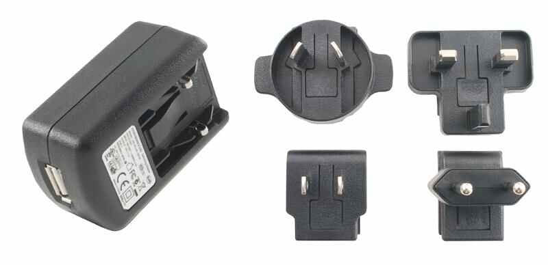 STONTRONICS - 1A, International Plug & Go USB Mains Charger (Level VI)