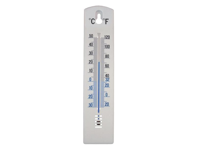 Wall Thermometer - Plastic 200mm