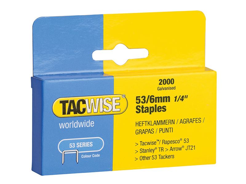 53 Light-Duty Staples (Type JT21  A)