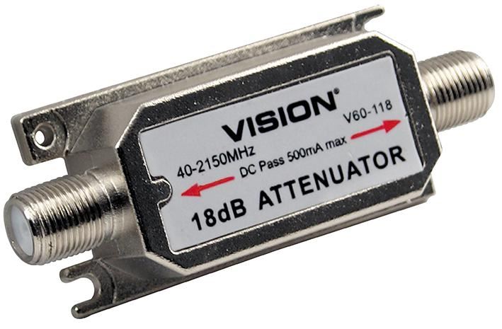 18dB Attenuator for IRS/MATV System V60-118