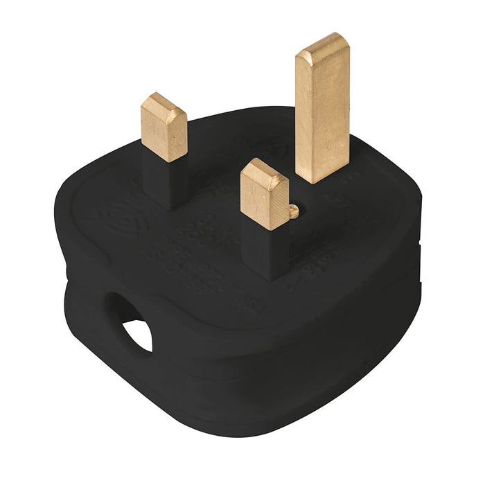 13A Fused Plug - Black