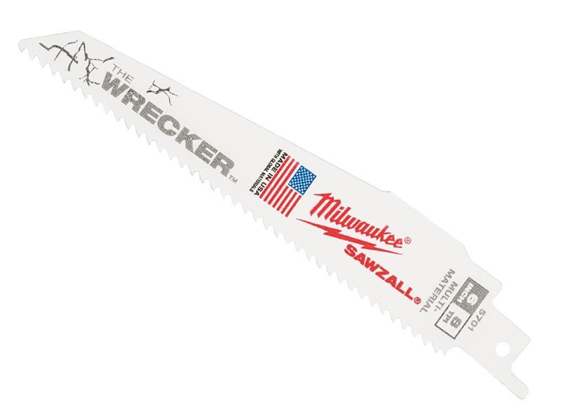 SAWZALL® Extra Heavy-Duty Wrecker™ Blades 150mm 8 TPI (Pack 5)