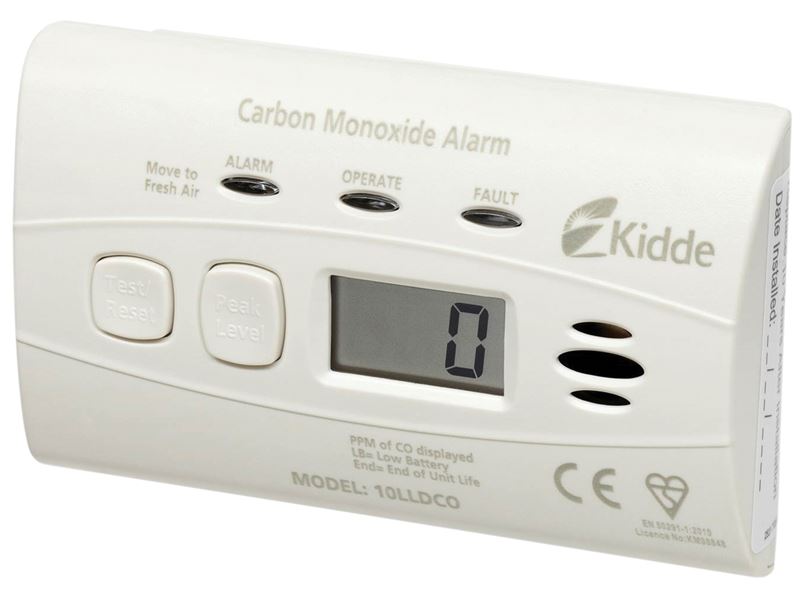 10LLDCO 10-Year Sealed Battery Digital Carbon Monoxide Alarm