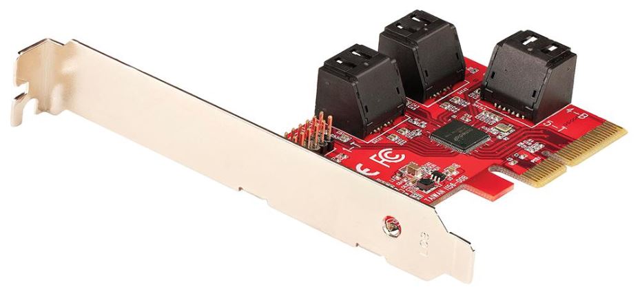 6 Port PCI-Ex 6Gbps SATA Expansion Card