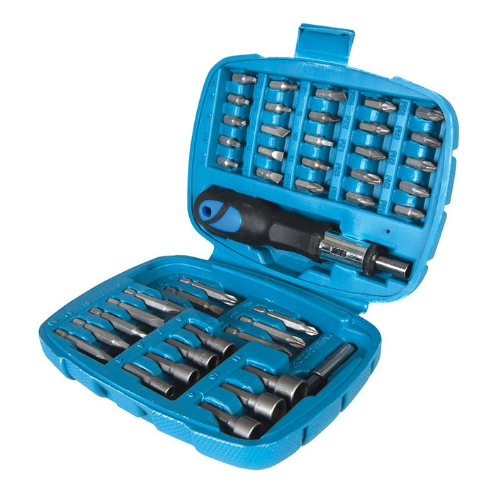 Ratchet Screwdriver Bit & Socket Set 45pce - 45pce