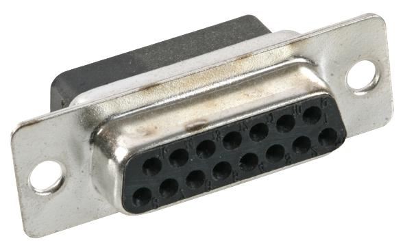 D Type Crimp 15 Way Socket, 2 Pack