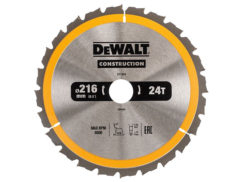 Stationary Construction Circular Saw Blade