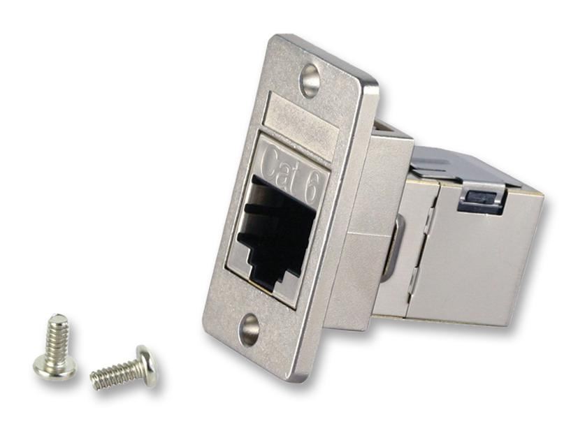 Cat6e RJ45 STP Panel Mount Coupler