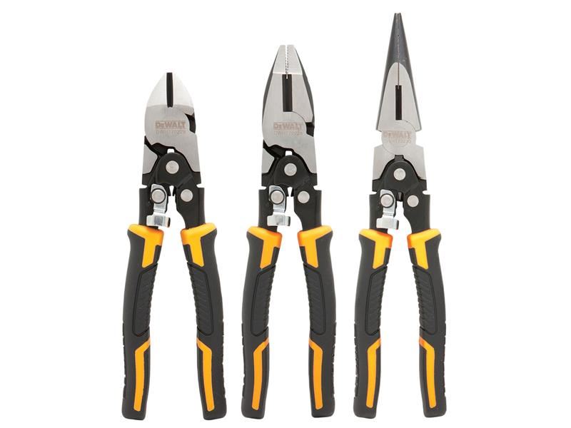 Compound Action Pliers Set, 3 Piece